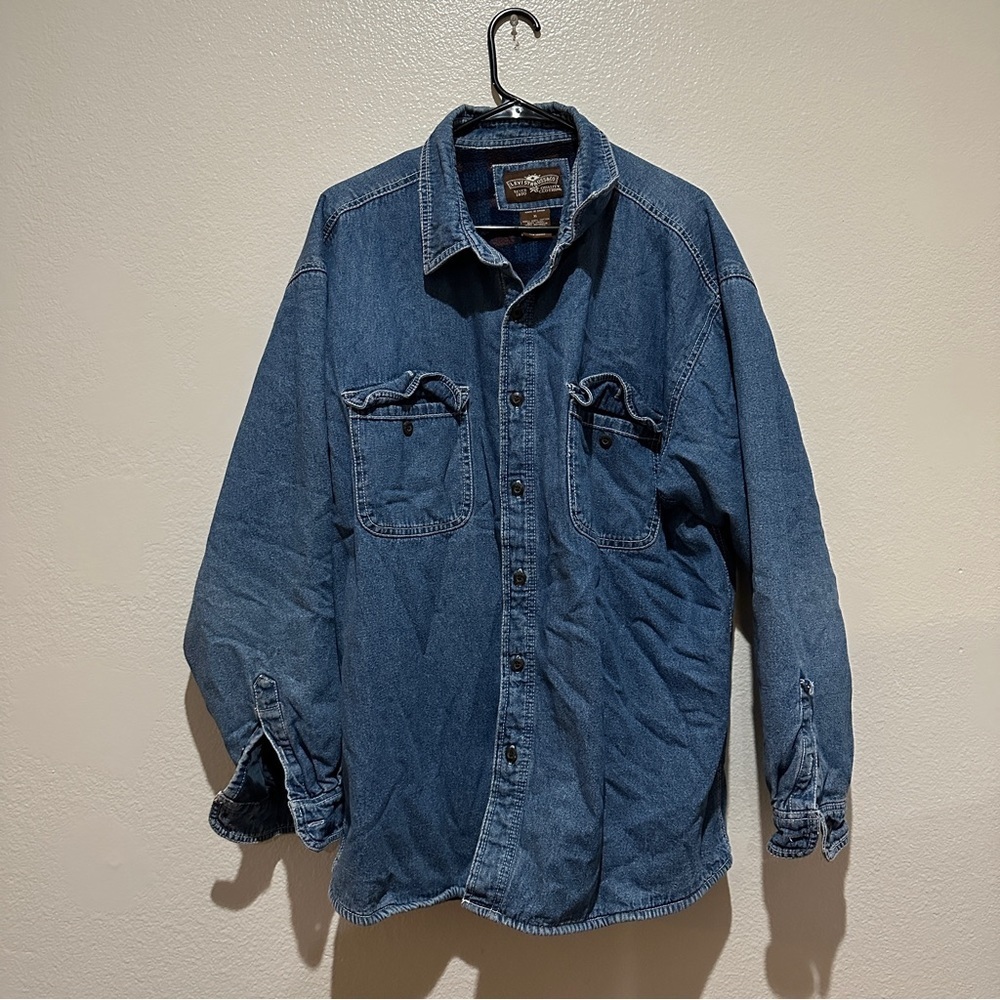 Levis Vintage Fleece Lined Shirt Jacket Size Large